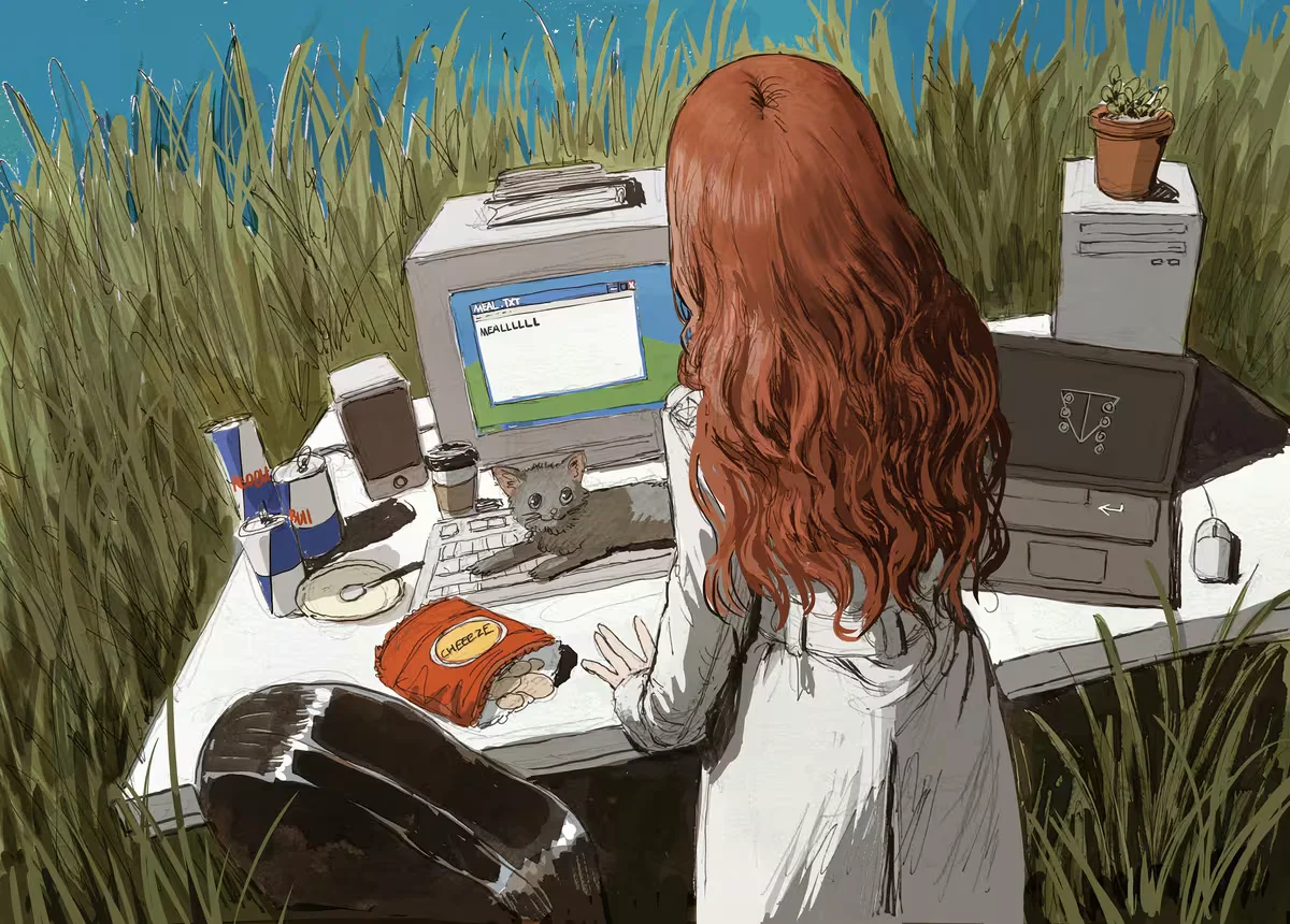 Desktop background image of the blog